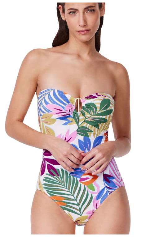 Profile By Gottex Costa Del Sol Bandeau One Piece In Multi