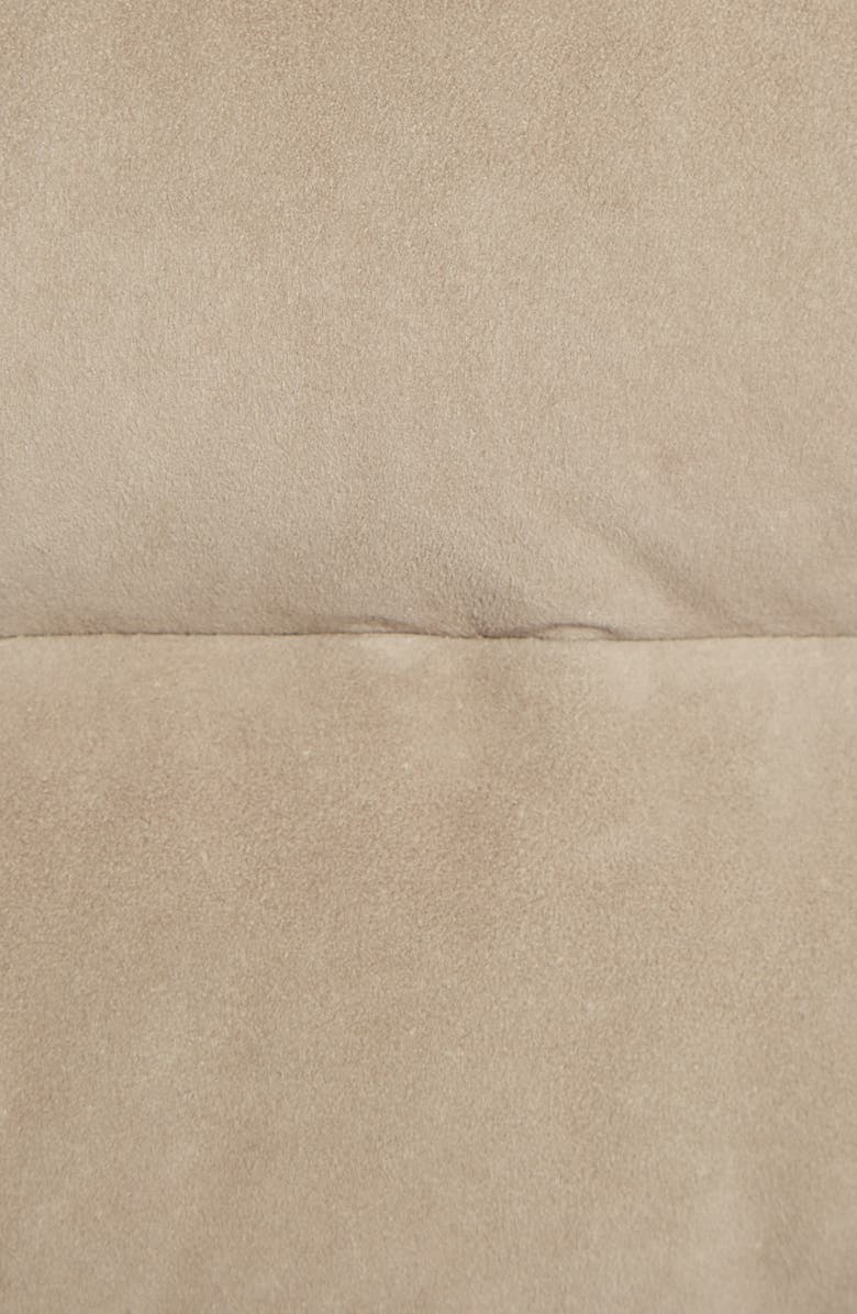 Moncler Chalanches Quilted Leather Down Jacket, Alternate, color, 