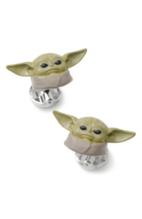 3D Grogu Cuff Links