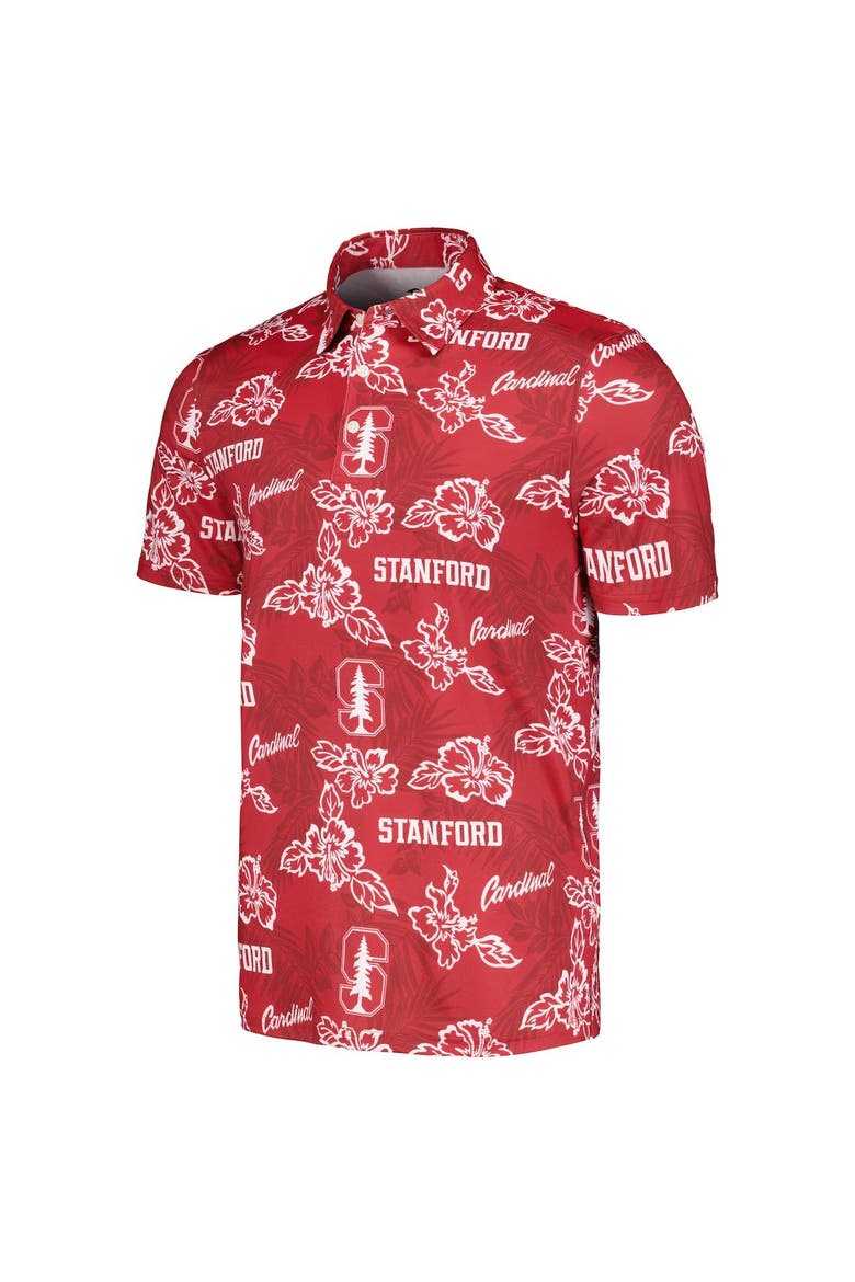 Men's Reyn Spooner  Cardinal Stanford Cardinal Performance Polo, Alternate, color, Cardinal