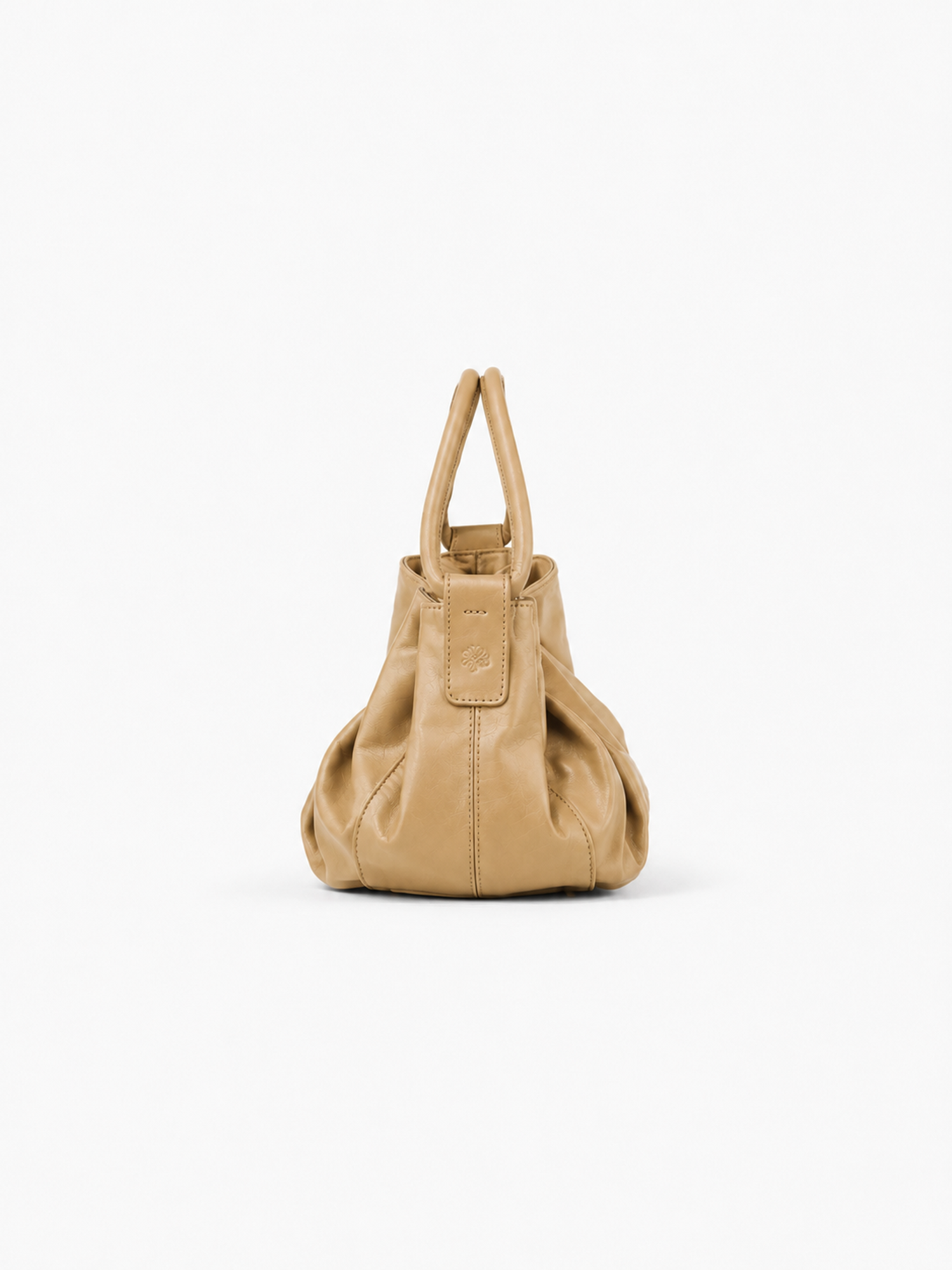 Liora Sculptural Leather Shoulder Bag, Alternate, color, Honey
