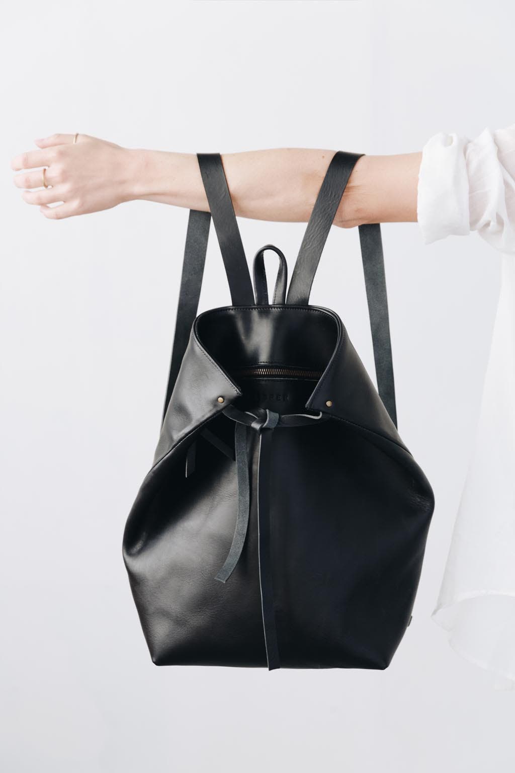 Harper the Label The Folded Backpack, Alternate, color, Black