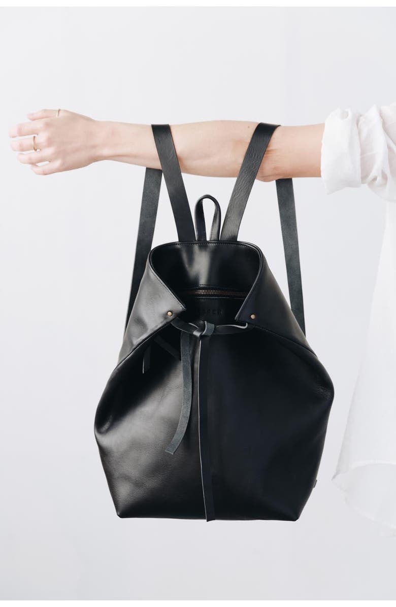 Harper the Label The Folded Backpack, Alternate, color, Black