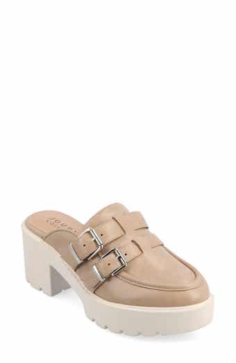 Journee Collection Brydie Platform Mule