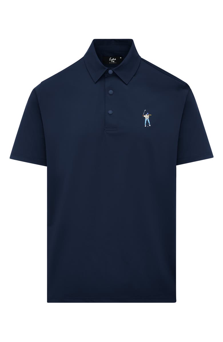 Eastside Golf Snap Placket Performance Golf Polo, Main, color, Midnight Navy