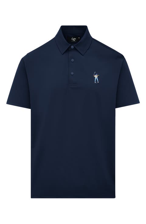 Snap Placket Performance Golf Polo