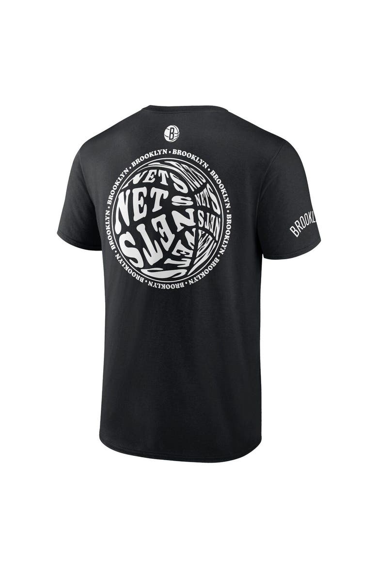 Men's Fanatics Branded Black Brooklyn Nets Basketball Street Collective T-Shirt, Alternate, color, Black