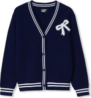 Lands' End Girls Varsity Cardigan