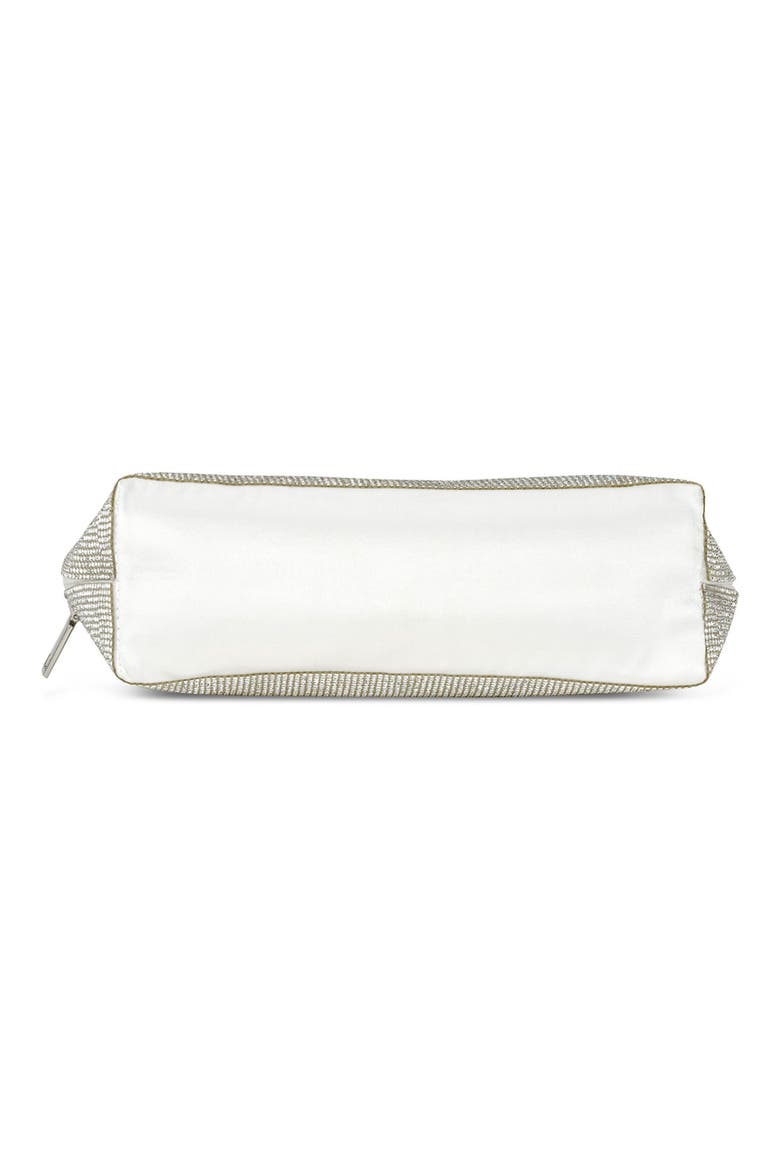 Kids' Crystal Embellished Cosmetic Case, Alternate, color, WHITE