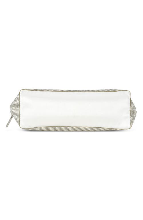 Shop Iscream Kids' Crystal Embellished Cosmetic Case In White