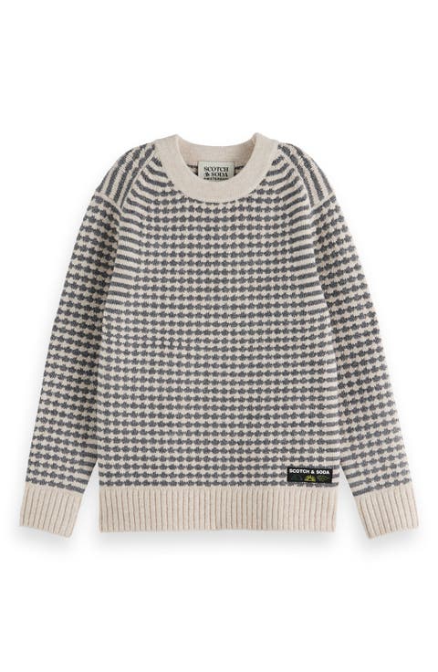 Kids' Relaxed Fit Chenille Sweater (Big Kid)