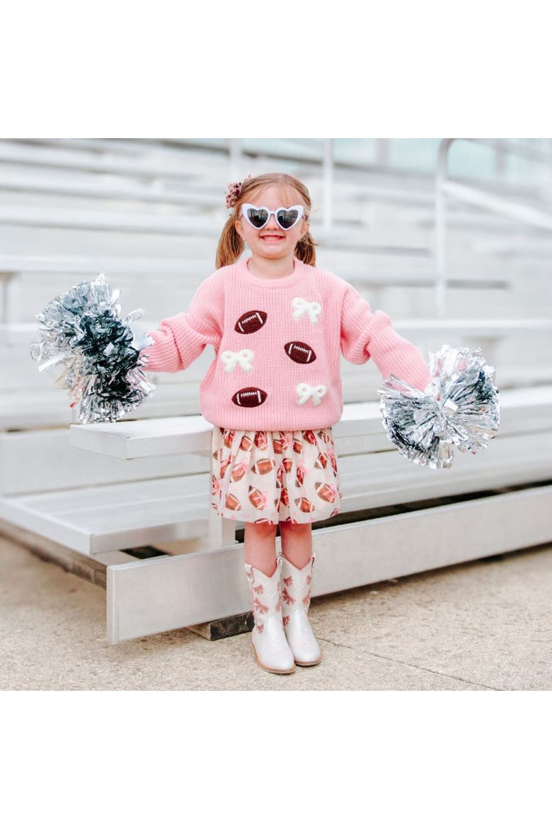 Football Cutie Tutu, Alternate, color, Ivory