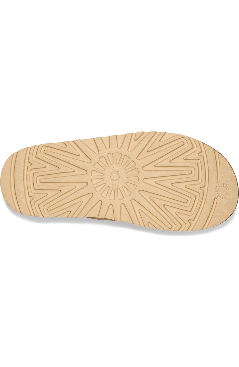 UGG<sup>®</sup> Greenport Genuine Shearling Lined Platform Slide Sandal, Alternate, color, Sand