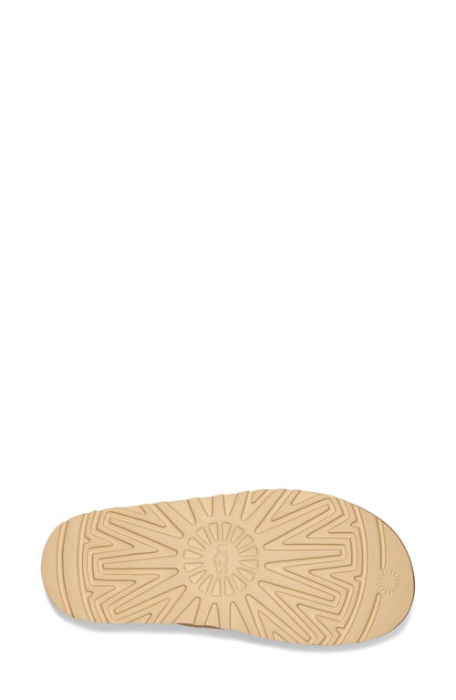 Ugg(r) Greenport Genuine Shearling Lined Slide Sandal In Sand