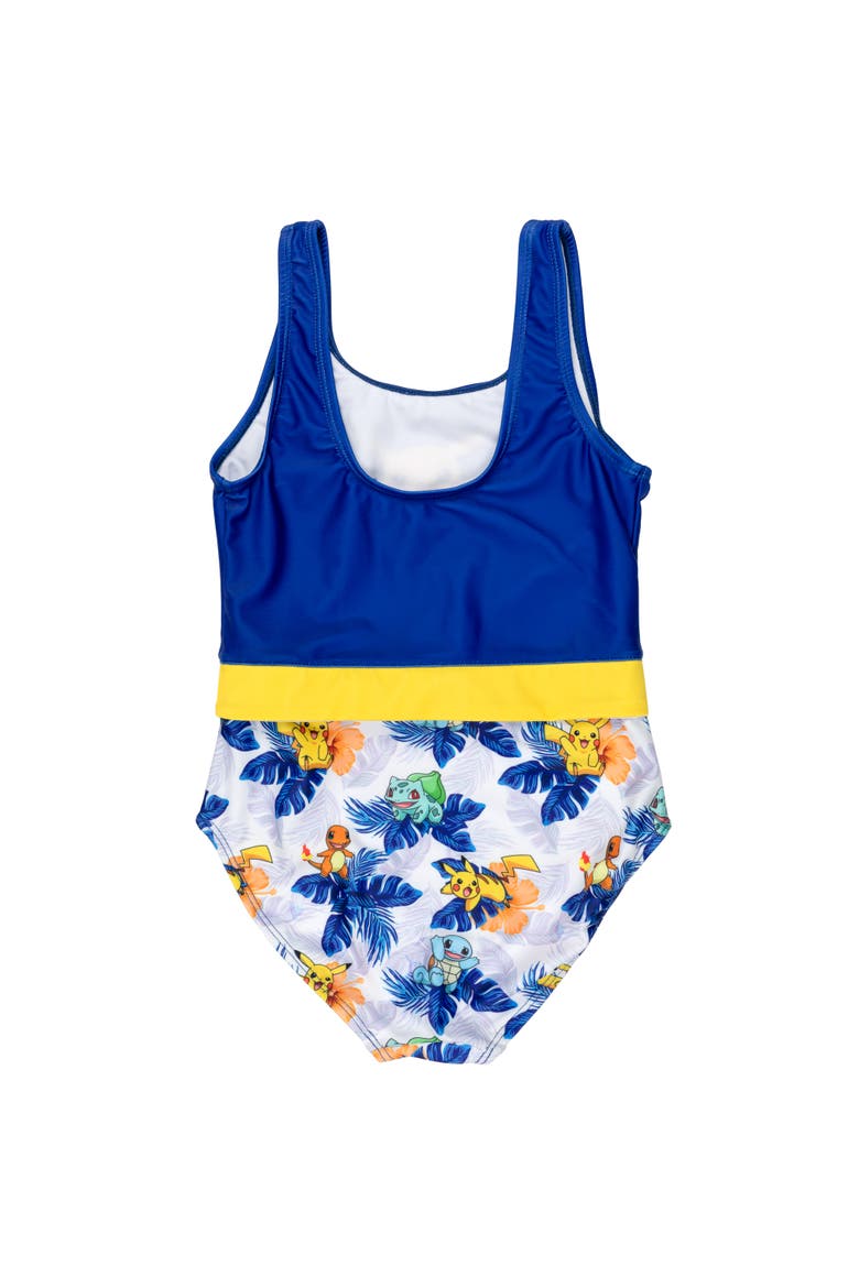 Pikachu Onepiece Swimsuit, Alternate, color, Royal Blue