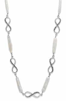 SAMUEL B. Infinity Biwa Pearl Necklace