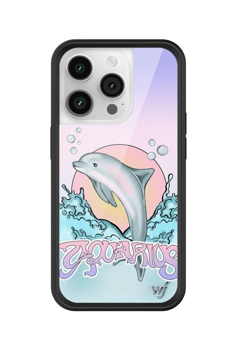 Aquarius iPhone Case, Alternate, color, Blue