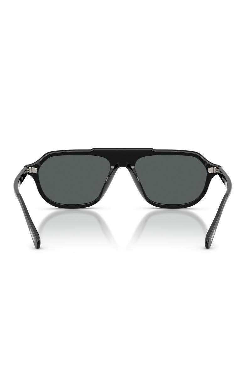 58mm Estin Polarized Irregular Sunglasses, Alternate, color, BLACK / MIDNIGHT EXPRESS POLAR