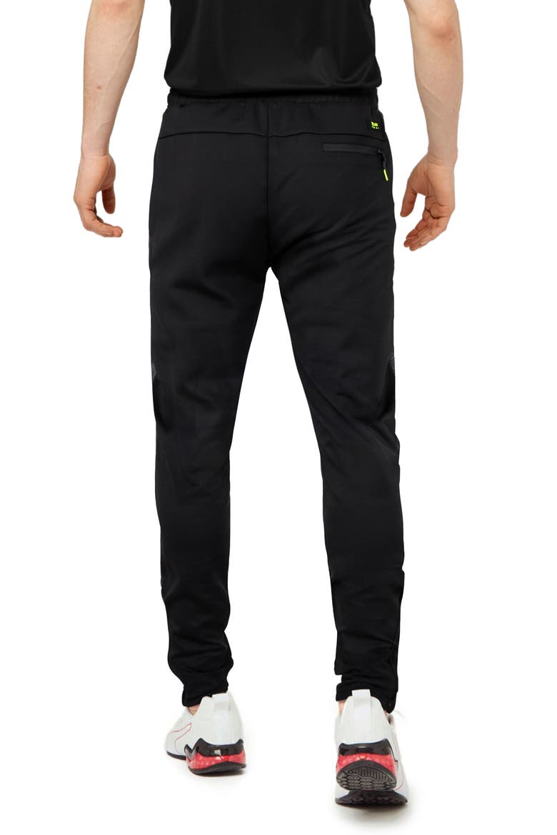 Joggers, Alternate, color, BLACK/ NEON GREEN