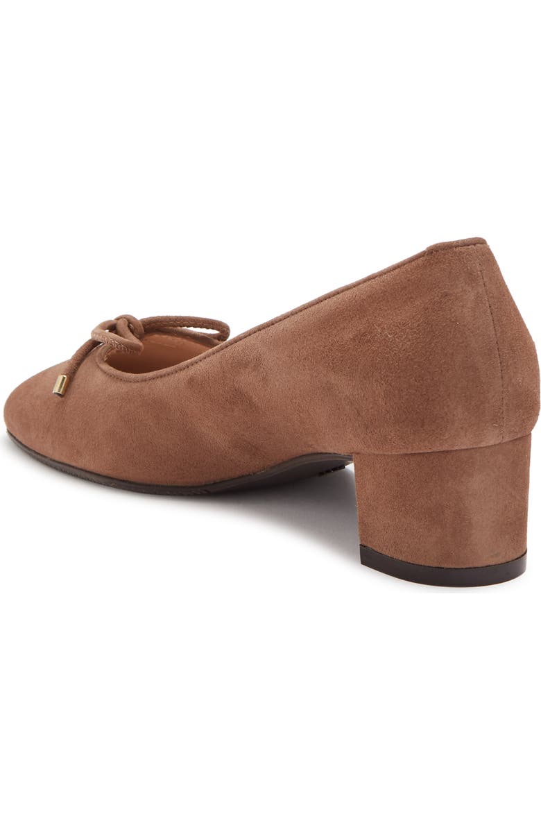 Stuart Weitzman Gabby Bow Pump, Alternate, color, Taupe