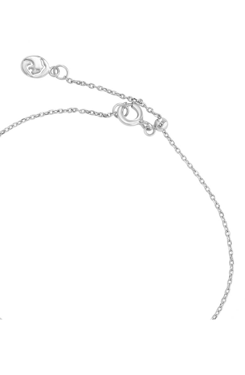 EFFY Sterling Silver Pavé Diamond Safety Pin Bracelet - 0.03ct., Alternate, color, Sterling Silver