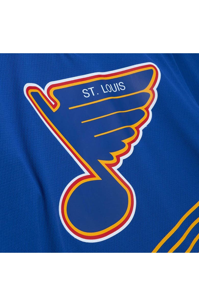 Mitchell & Ness Men's Mitchell & Ness Brett Hull Blue St. Louis Blues  1995/96 Blue Line Player Jersey, Alternate, color, 