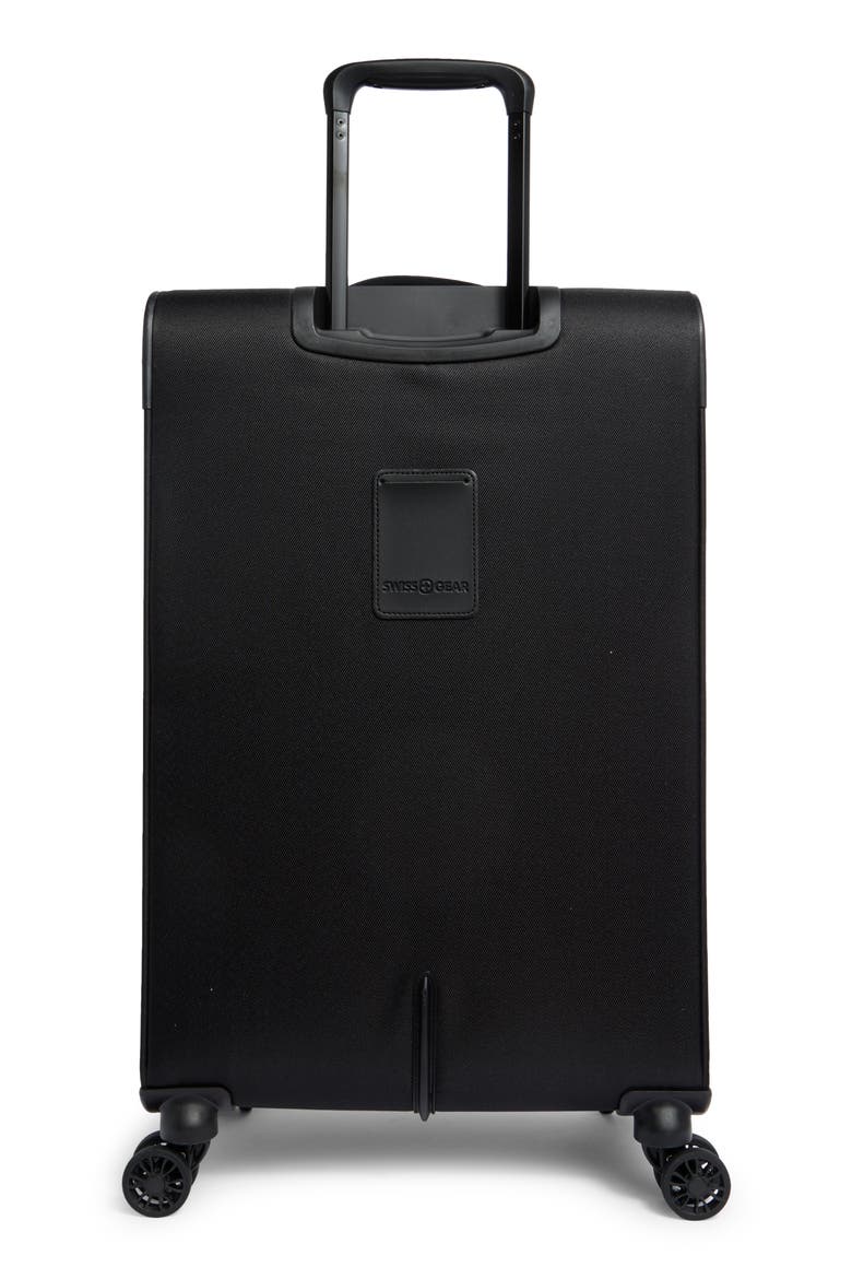24-Inch Softside Spinner Luggage, Alternate, color, BLACK