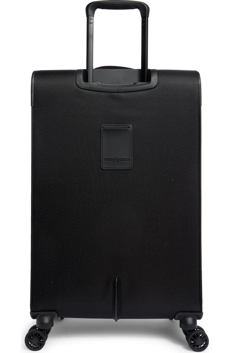 SWISSGEAR 24-Inch Softside Spinner Luggage, Alternate, color, Black