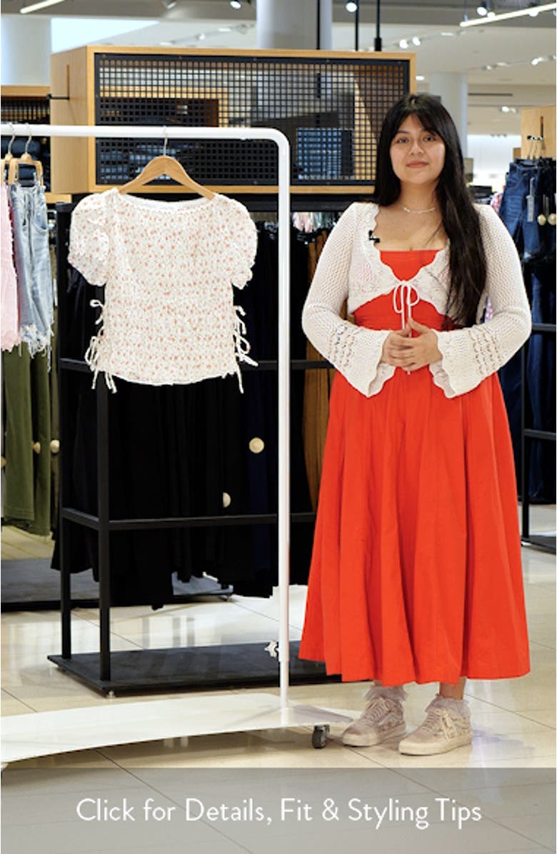 Smocked Puff Sleeve Top, sales video thumbnail