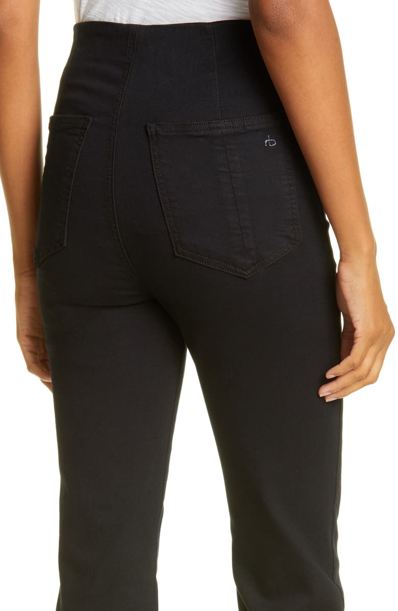 rag & bone Nina High Waist Pull-On Flare Jeans, Alternate, color, 