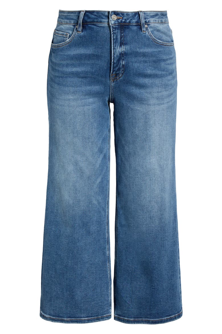 Lisa Wide Leg Jeans, Alternate, color, MEDIUM BLUE