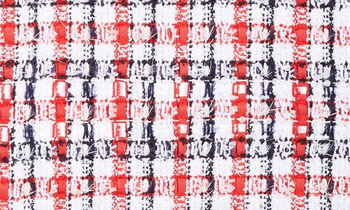 Thom Browne Checked Tweed Dress In Multi