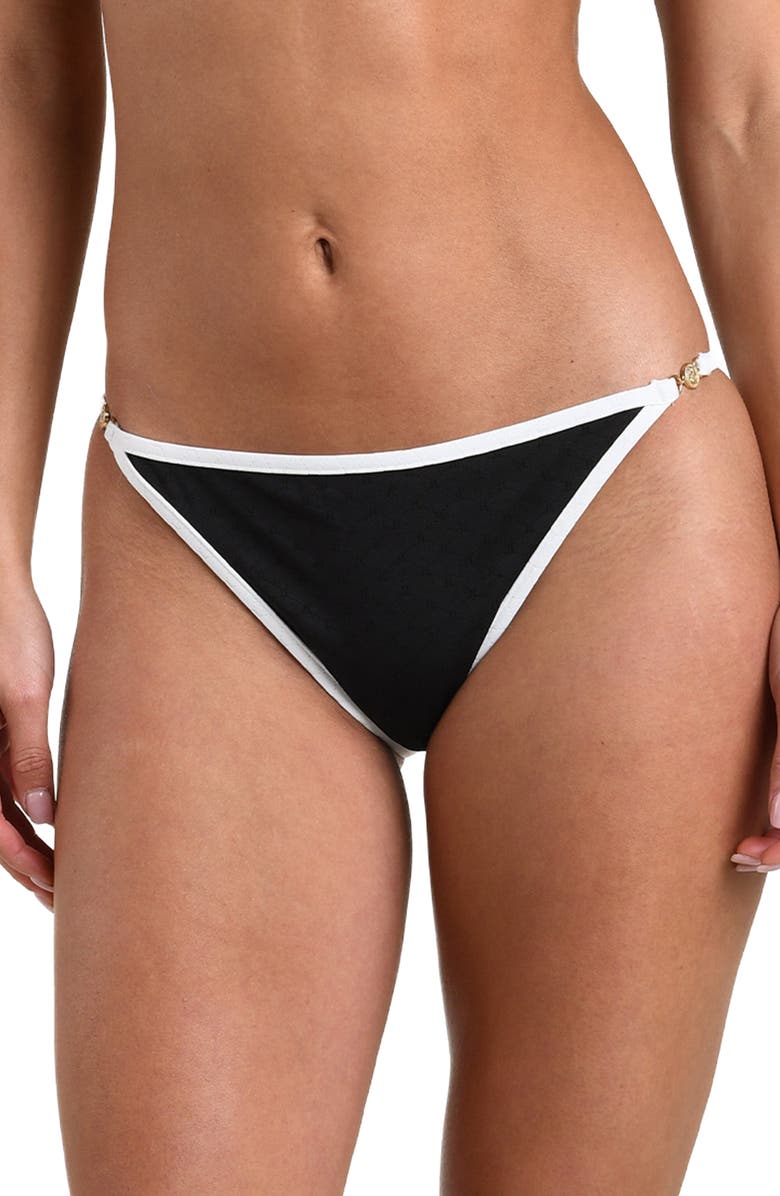 L'AGENCE Violet Bikini Bottoms, Main, color, 