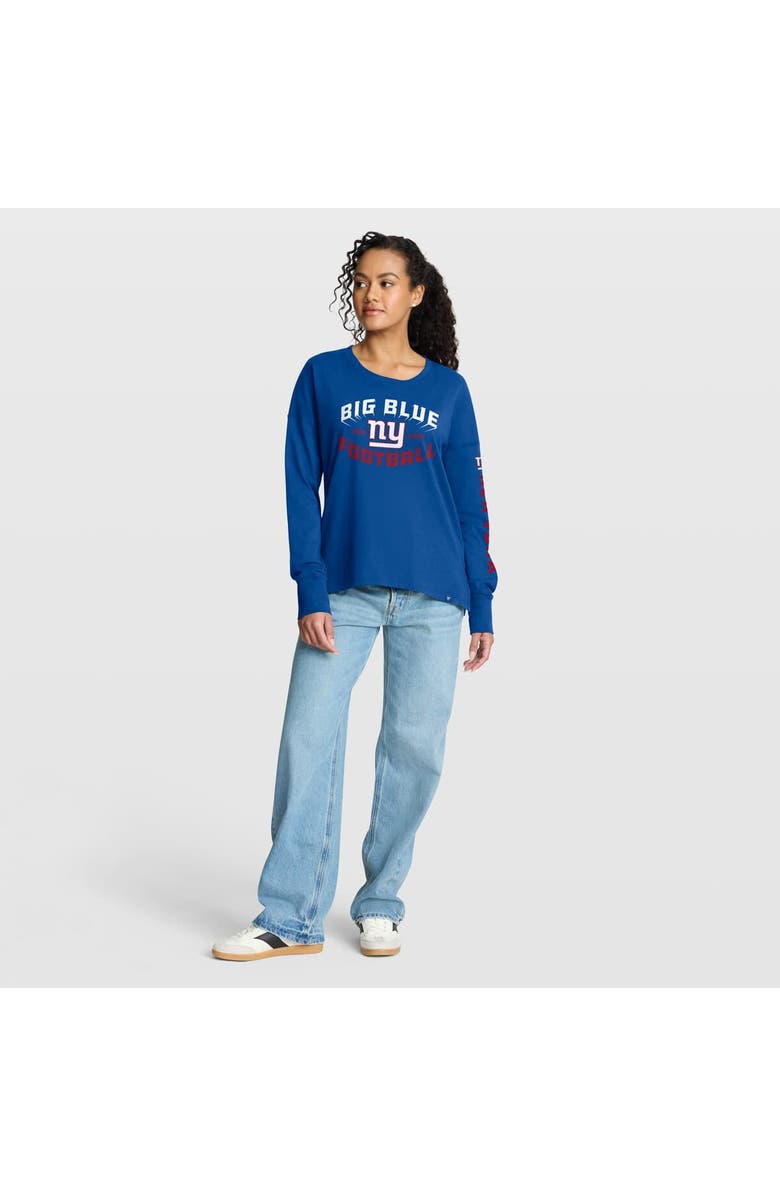 FANATICS Women's Fanatics Royal New York Giants Hometown Legacy Long Sleeve T-Shirt, Alternate, color, Royal