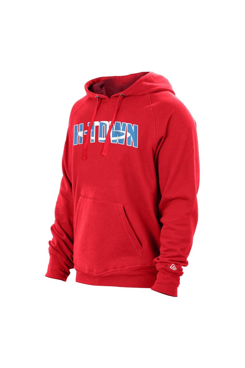 Men's New Era Red Houston Rockets 2020/21 City Edition Pullover Hoodie, Alternate, color, Red