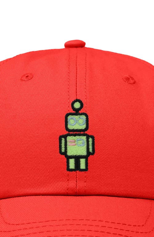 Dalix Robot Hat In Red