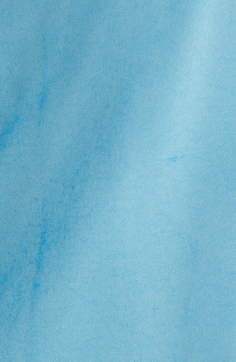 Jil Sander Double Layer Draped Organza Dress, Alternate, color, Summer Lake