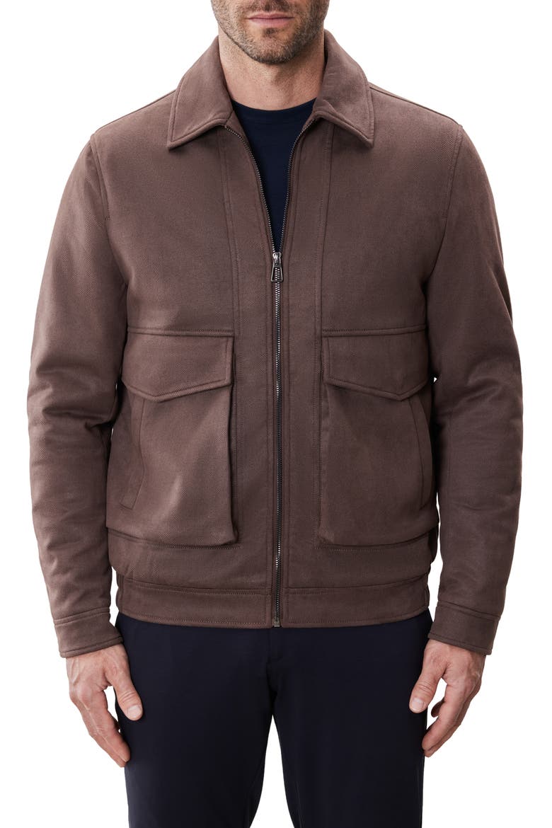 Anders Cargo Pocket Zip-Up Jacket, Main, color, POTTERY