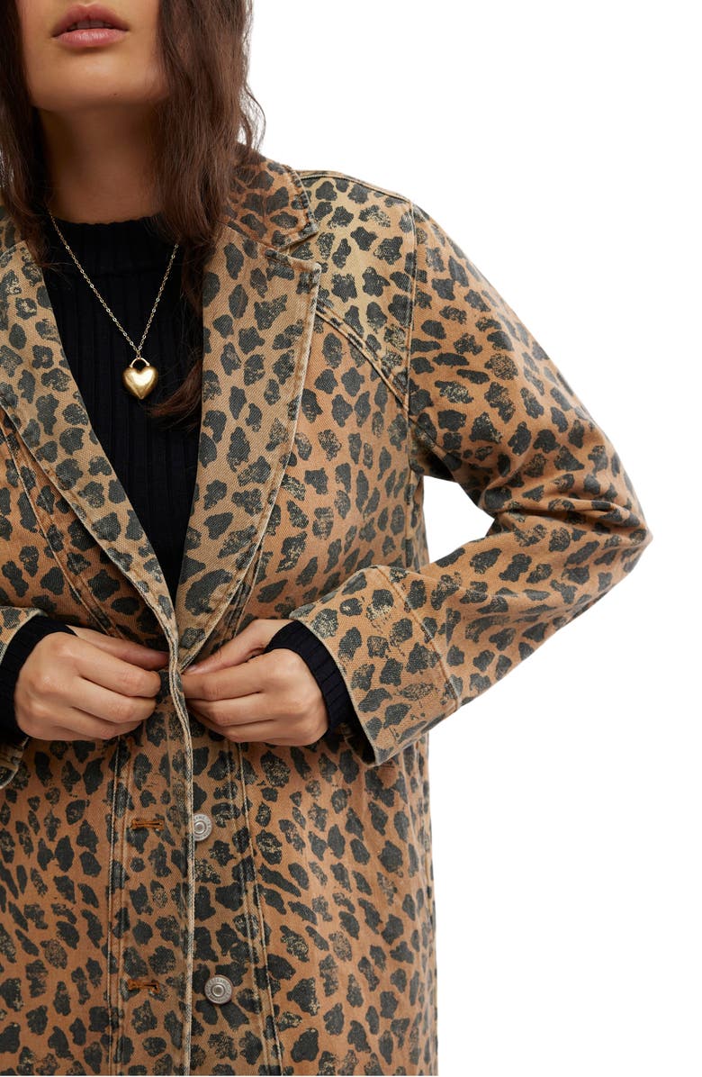 Free People Monique Denim Duster, Alternate, color,