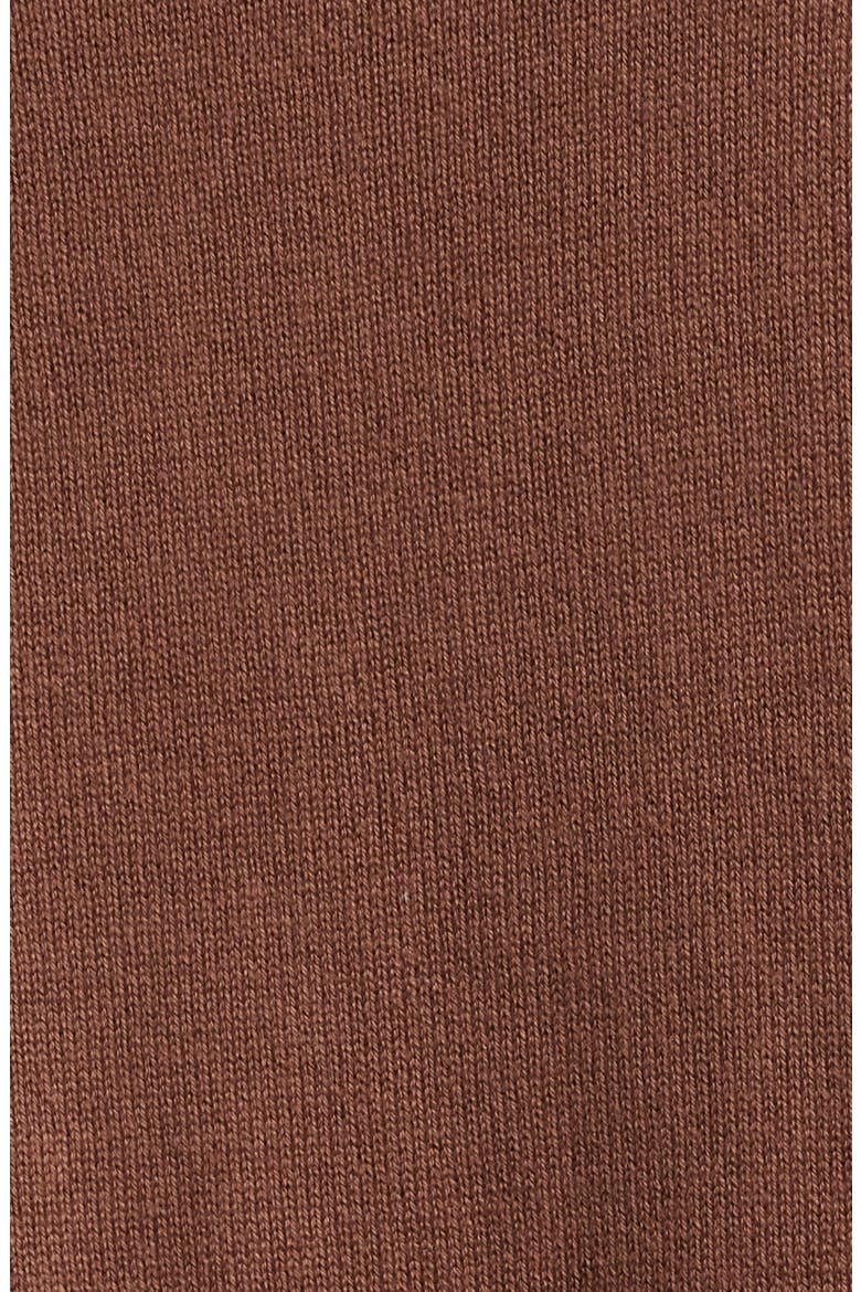 Turtleneck Sweater & Satin Slipdress Set, Alternate, color, COCOA BROWN