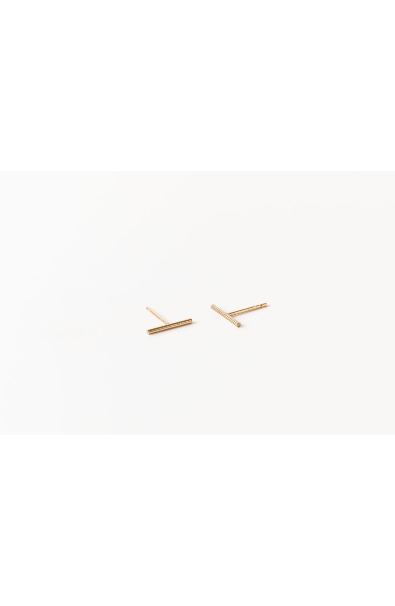 Sheena Marshall Jewelry Bowery Bar Studs, Main, color, 14K Gold Fill