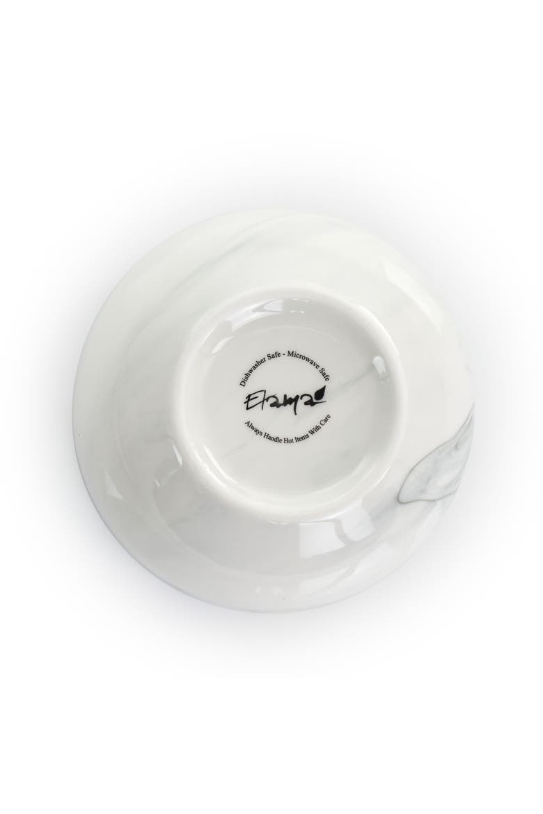 Fine Marble 16 Piece Stoneware Dinnerware Set, Alternate, color, White