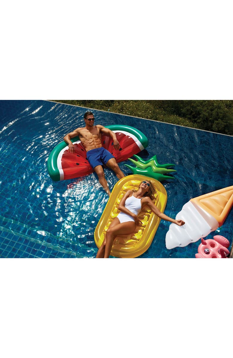 Sunnylife 'Really Big' Inflatable Pineapple Pool Floatie, Alternate, color, 