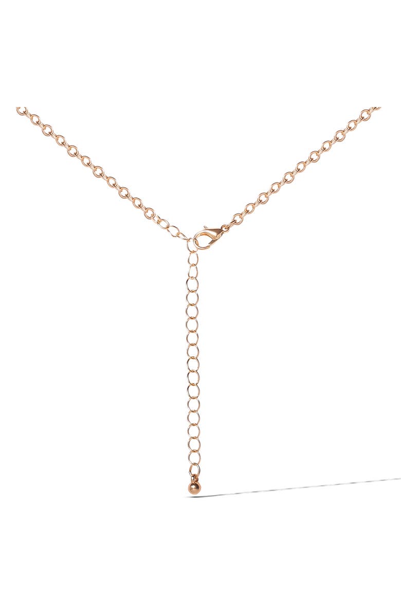 Jessica Simpson Gold Cross Necklace, Alternate, color, Gold