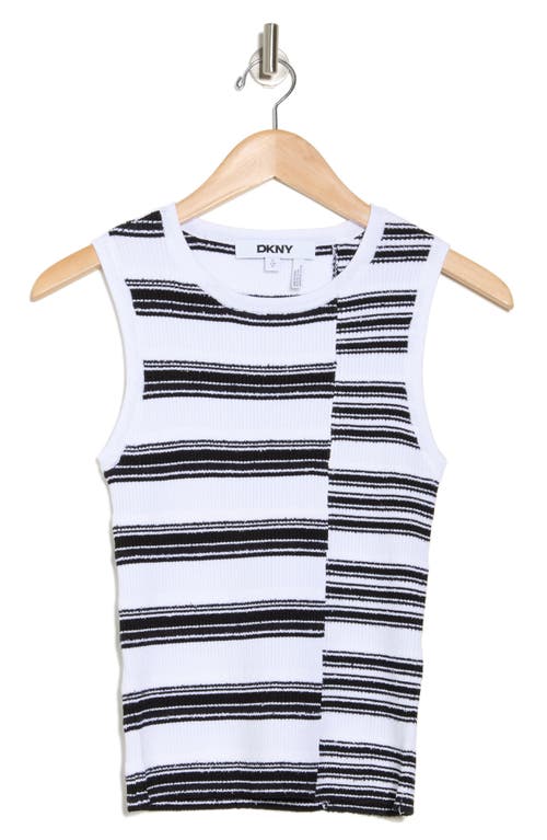 Dkny Stripe Sleeveless Sweater In Multi