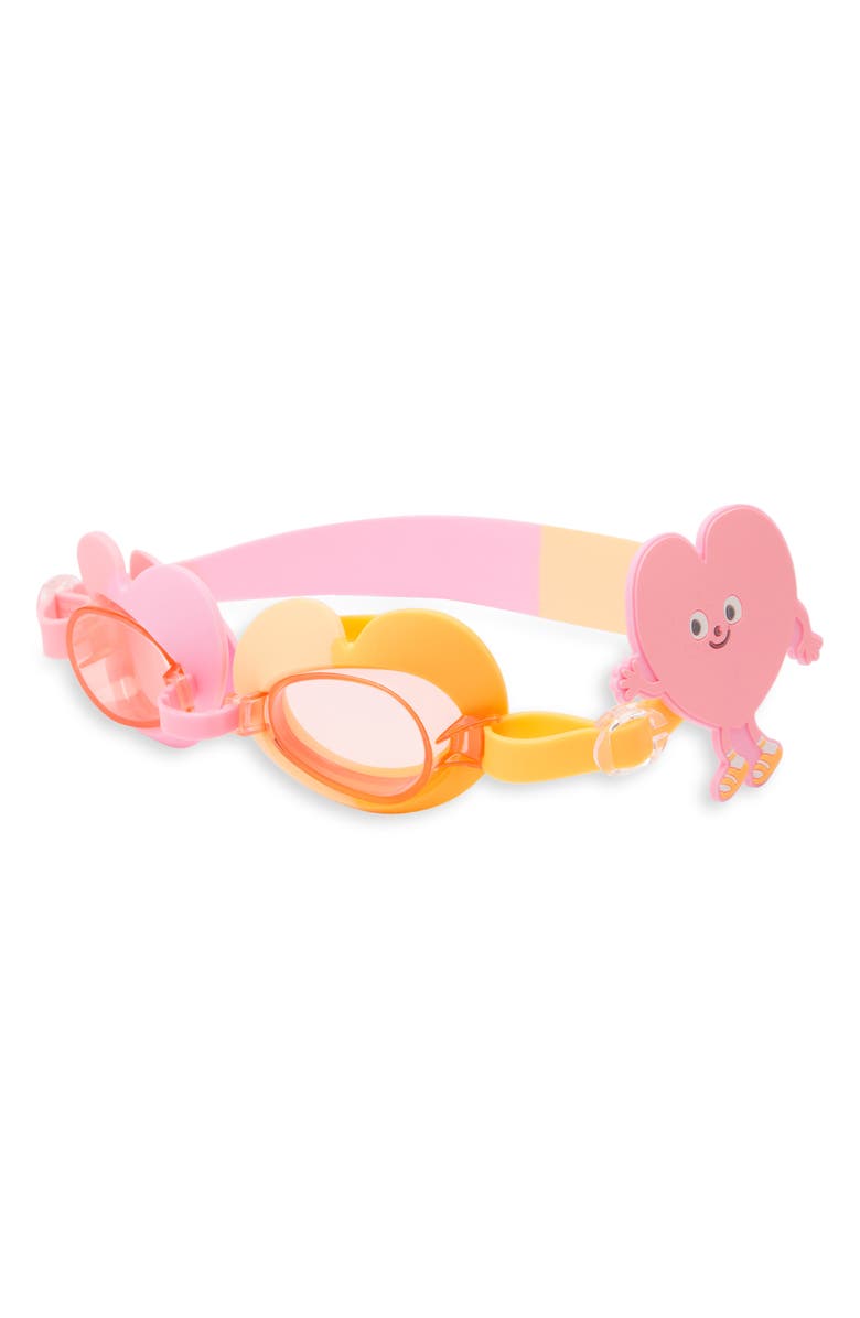 Sunnylife Kids' Poppy the Peach Swim Goggles, Main, color, Multi