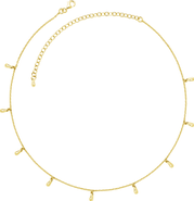Lucy Quartermaine Mini Drop Choker Style Necklace