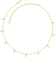 Lucy Quartermaine Mini Drop Choker Style Necklace