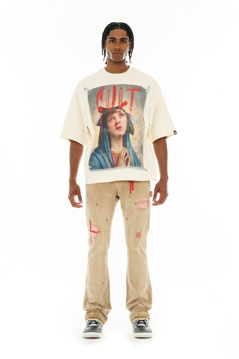 Poor Social Skills Oversize Graphic T-Shirt, Alternate, color, WINTER WHITE
