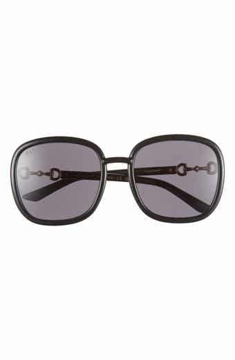 Gucci 57mm Square Sunglasses